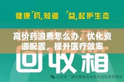 镇江高价药浪费怎么办，优化资源配置，提升医疗效率